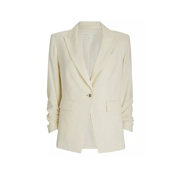 NWOT Veronica Beard Hollis Dickey Size 12 Single-Breasted Jacket in Off White - Picture 14 of 14